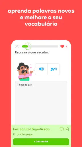 Duolingo: aprenda idiomas screenshot 5