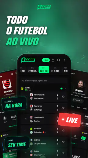 Feeberse Score: Placar ao vivo screenshot 1