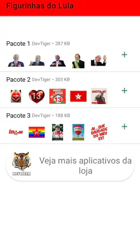 Figurinhas do Lula - PT screenshot 5