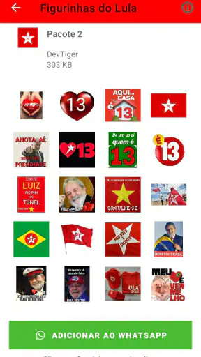 Figurinhas do Lula - PT screenshot 7