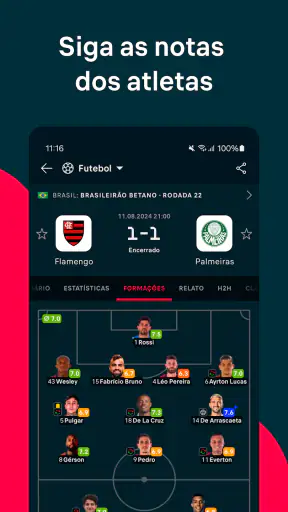 Flashscore: Resultados ao Vivo screenshot 4
