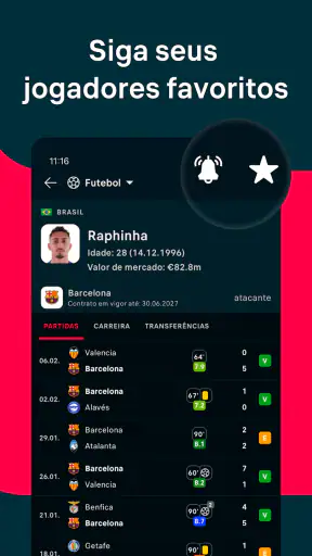 Flashscore: Resultados ao Vivo screenshot 6