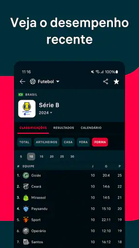 Flashscore: Resultados ao Vivo screenshot 7