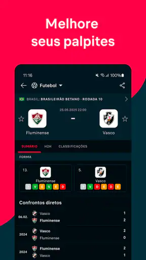 Flashscore: Resultados ao Vivo screenshot 8