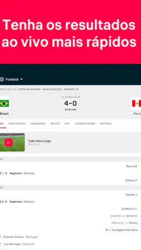 Flashscore: Resultados ao Vivo screenshot 9