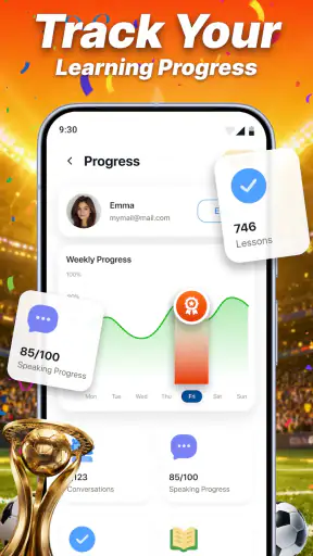 Fluzy: Aprenda Idiomas IA screenshot 5