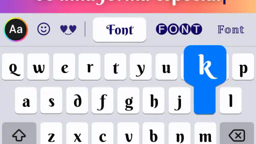Fonts: Teclado com fontes screenshot 1