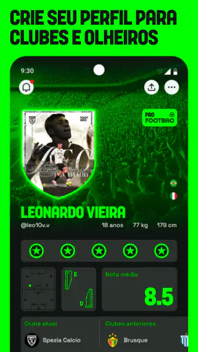 Footbao: seletivas digitais screenshot 2
