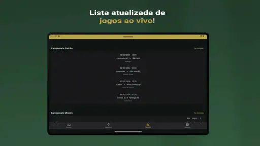 Futebol ao vivo screenshot 12