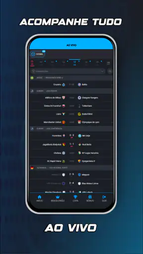 Futebol ao vivo screenshot 2