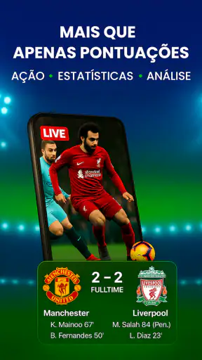 Futebol ao Vivo: Placar Pro screenshot 12