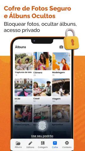 Galeria de fotos e álbuns screenshot 3