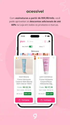 glam: beleza em primeiro lugar screenshot 2