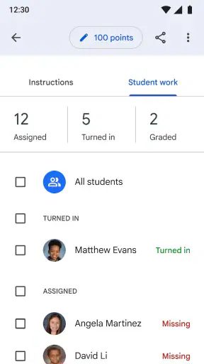 Google Sala de Aula screenshot 4