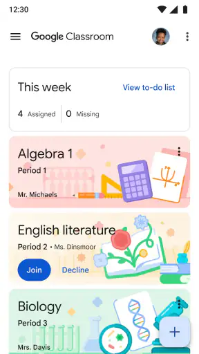 Google Sala de Aula screenshot 5