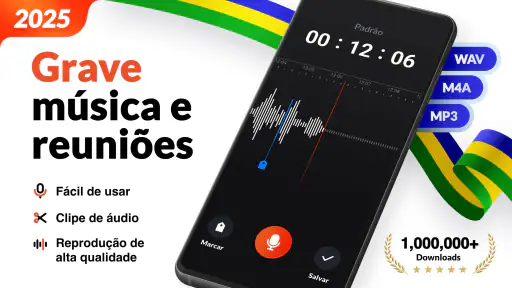 Gravador de Voz - Gravar Áudio screenshot 1