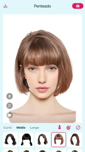 Hairstyle Try On - Penteado IA screenshot 7