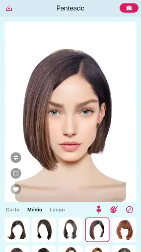Hairstyle Try On - Penteado IA screenshot 8