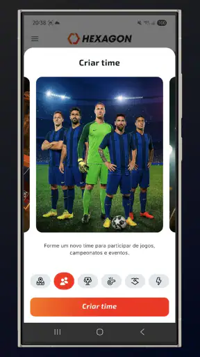 Hexagon sports screenshot 1