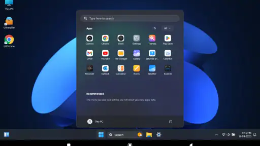 HyperDroid - PC Launcher screenshot 1