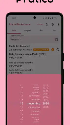 Idade Gestacional (do bebê) screenshot 12