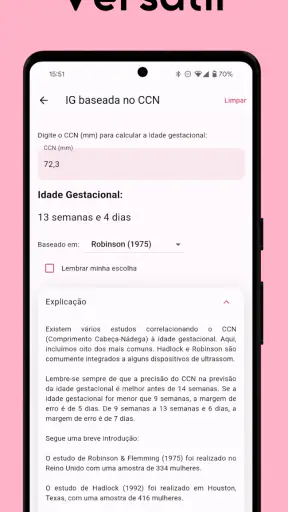 Idade Gestacional (do bebê) screenshot 6