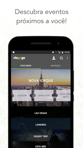 Ingressos viagogo screenshot 1