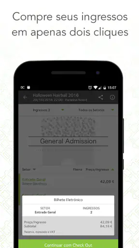 Ingressos viagogo screenshot 3