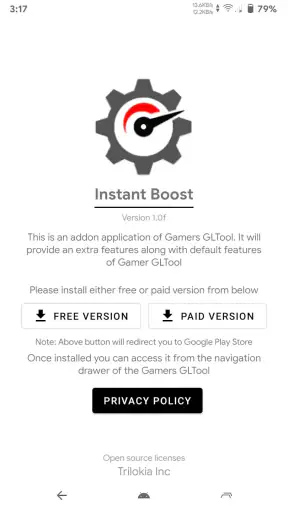 Instant Boost : Addon screenshot 1