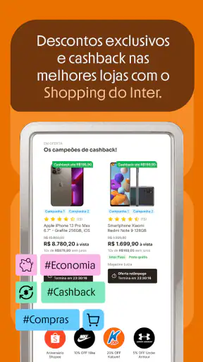 Inter: Conta, Cartão e Pix screenshot 11