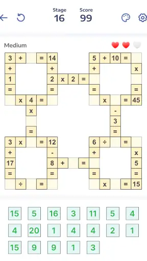 Jogo de Matemática, Crossmath screenshot 7