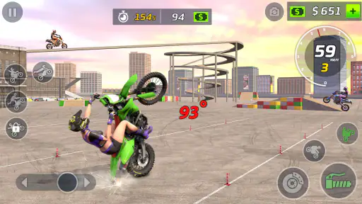 Jogo Moto Wheelie Grau 3D screenshot 7