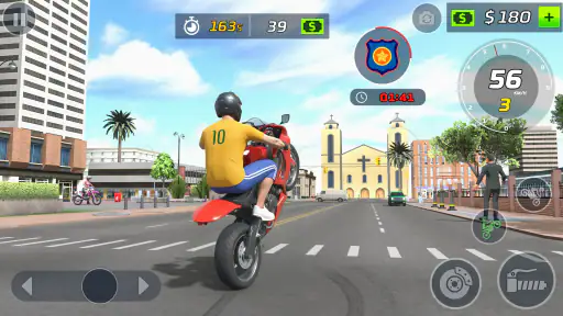 Jogo Moto Wheelie Grau 3D screenshot 8