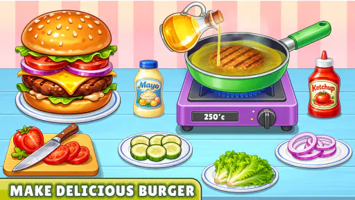 Jogos de cozinhar Chef Food screenshot 1