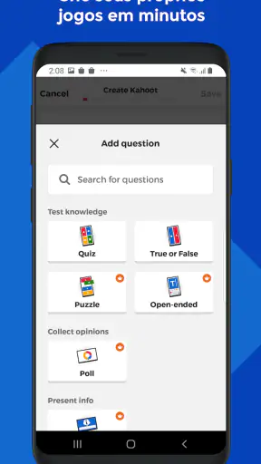 Kahoot! Jogar e criar quizzes screenshot 5