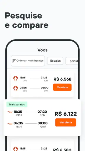 KAYAK: Voos, Hotéis e Carros screenshot 3
