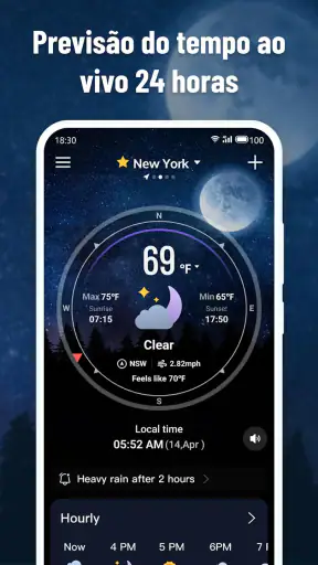 Know Weather: Radar ao vivo screenshot 1