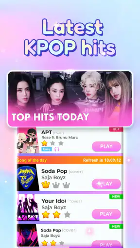 Kpop Piano Star - Music Game screenshot 2
