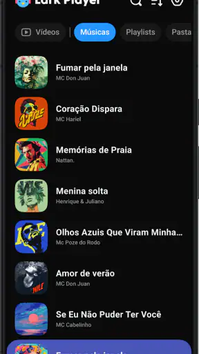 Lark Player: Reprodutor Música screenshot 1