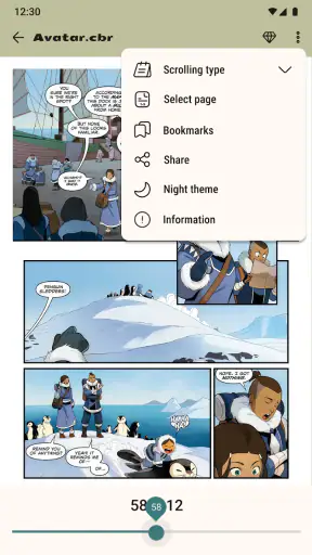 Leitor de quadrinhos (cbz/cbr) screenshot 2
