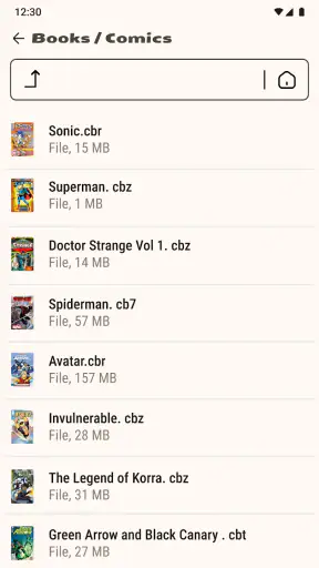 Leitor de quadrinhos (cbz/cbr) screenshot 5