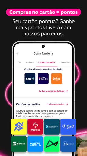 Livelo: juntar e trocar pontos screenshot 4