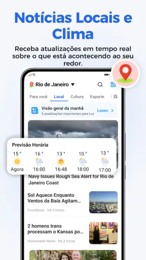 Local News – Últimas & Tempo screenshot 1
