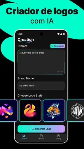 Logo Maker - Design IA screenshot 1