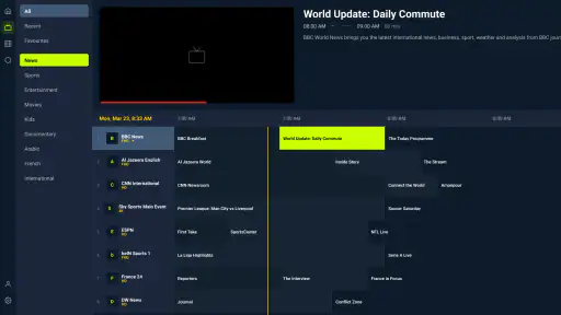 Lotus - IPTV M3U Inteligente screenshot 9