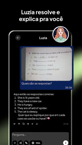 Luzia: Assistente de IA e Chat screenshot 4