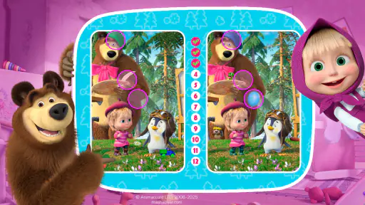 Masha e o Urso. Jogo Educativo screenshot 12