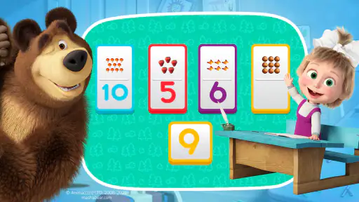 Masha e o Urso. Jogo Educativo screenshot 3