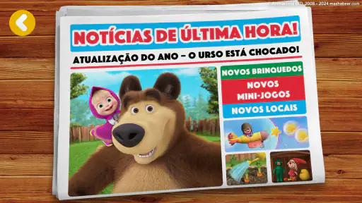 Masha e o Urso: Jogos Infantis screenshot 1