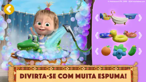 Masha e o Urso: Jogos Infantis screenshot 2